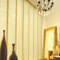 Skyline gliding window panels living room golden