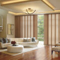 Skylikne shades tall living room windows
