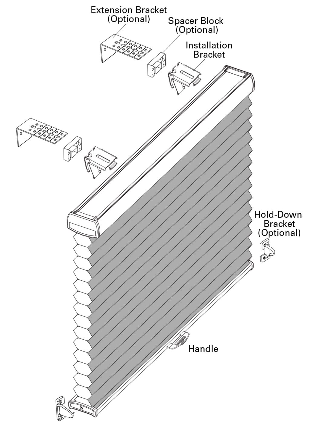 Shade Hold Down Brackets Innovative Openings
