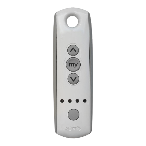 somfy Telis 4 RTS Patio Remote - 5 Channel - Replacement Handheld Remote -  Perfect for Outdoor Blinds & Shades - Programmable My Function - Sleek Blue