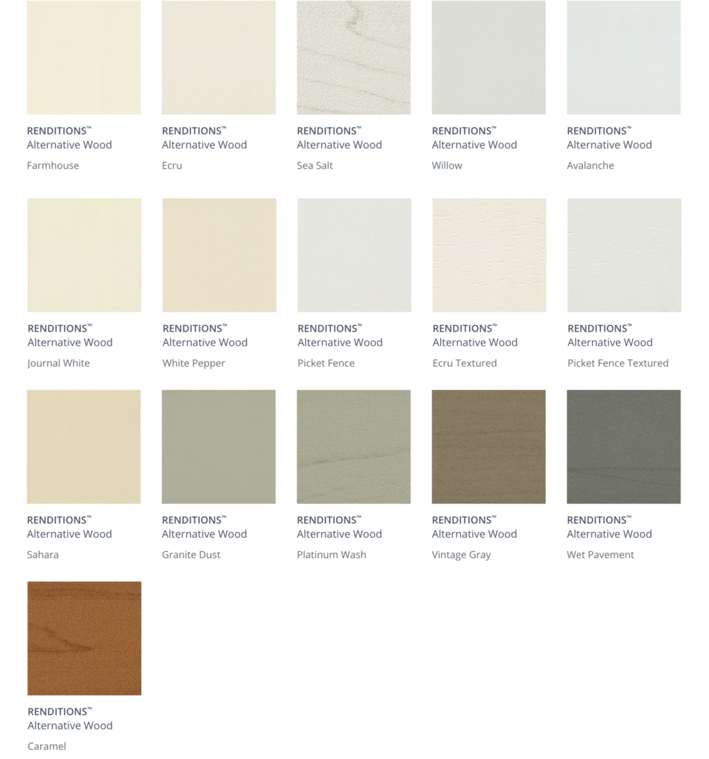 Hunter Douglas Renditions colors