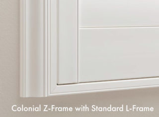 Colonial z-frame with sill