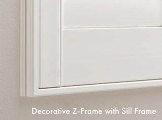 Decorative z-frame