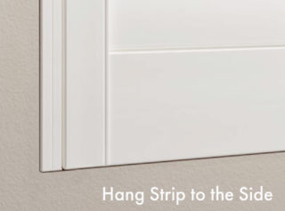 hang strip to the side