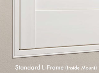 Standard L-frame inside mount