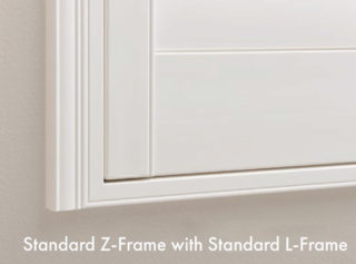 Standard Z-frame with standard sill