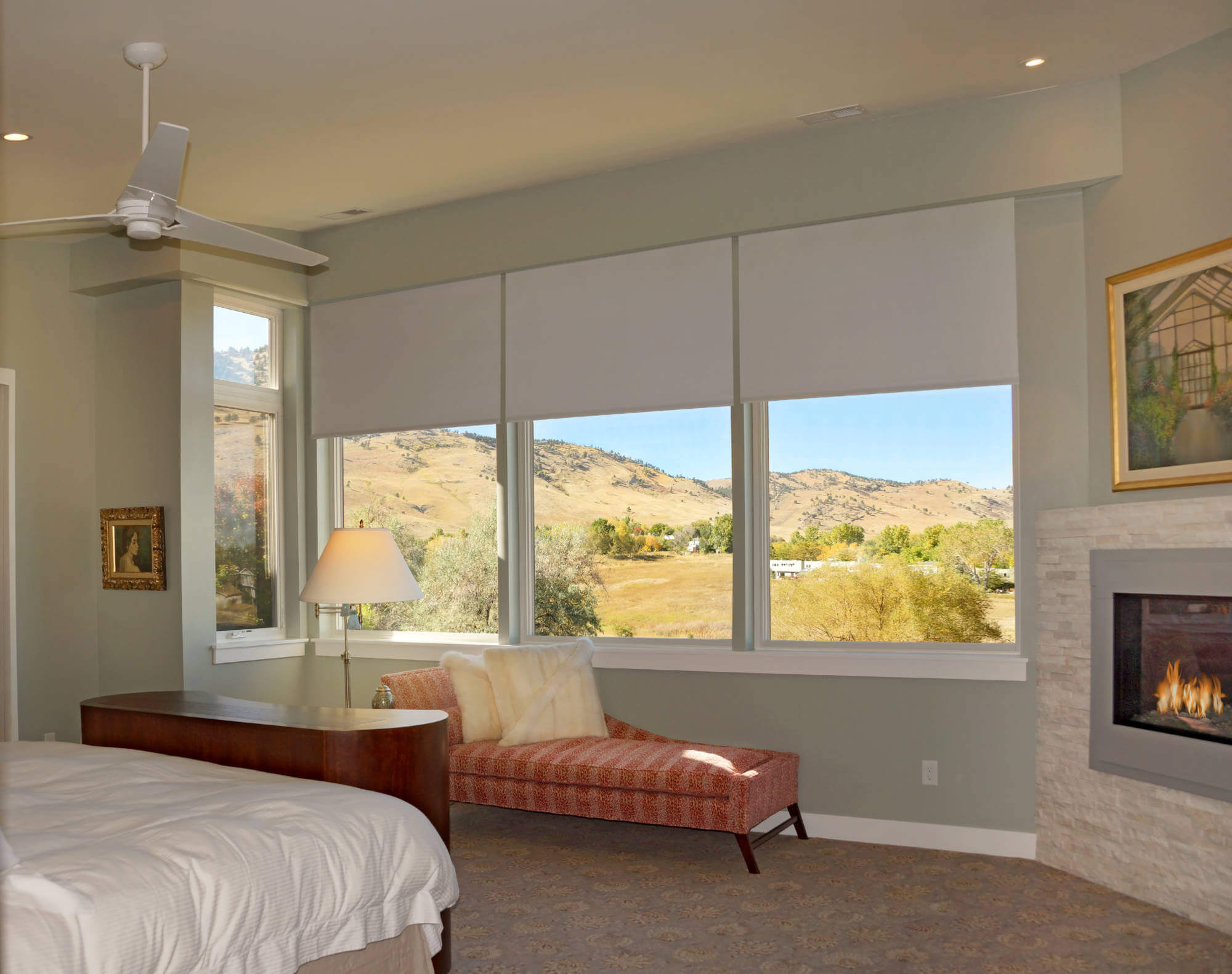 Insolroll Blackout Roller Shades Bedroom