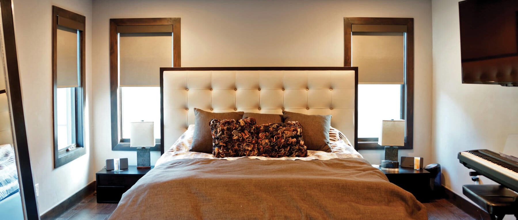 Insolroll Blackout Roller Shades Bedroom