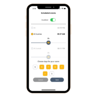 Somfy Tahoma Scheduling