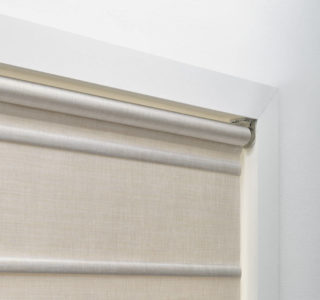 Architectural Shade detail Kickback or Reversed Roll Recessed photo