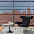 Alustra dark fabric Architectural Roller Shades
