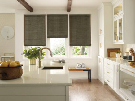 provenance woven shades with independent liner for room darkening