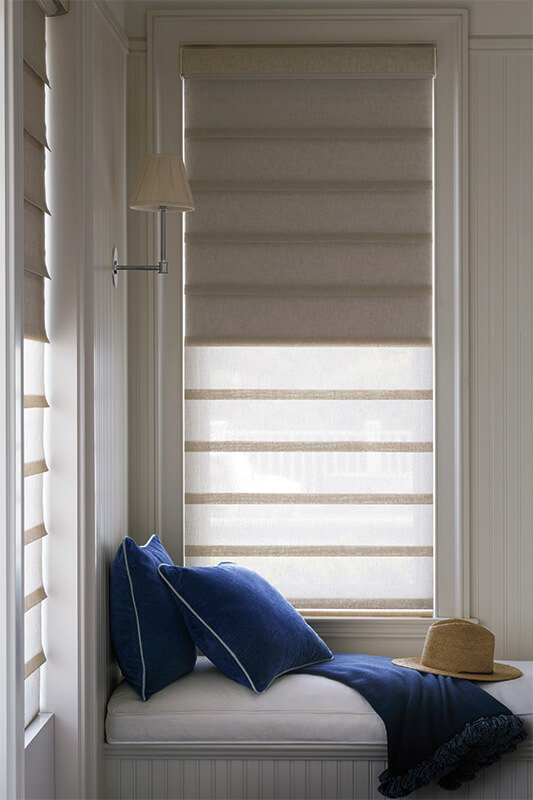 Vignette Modern Roman Shades Duolite Option single