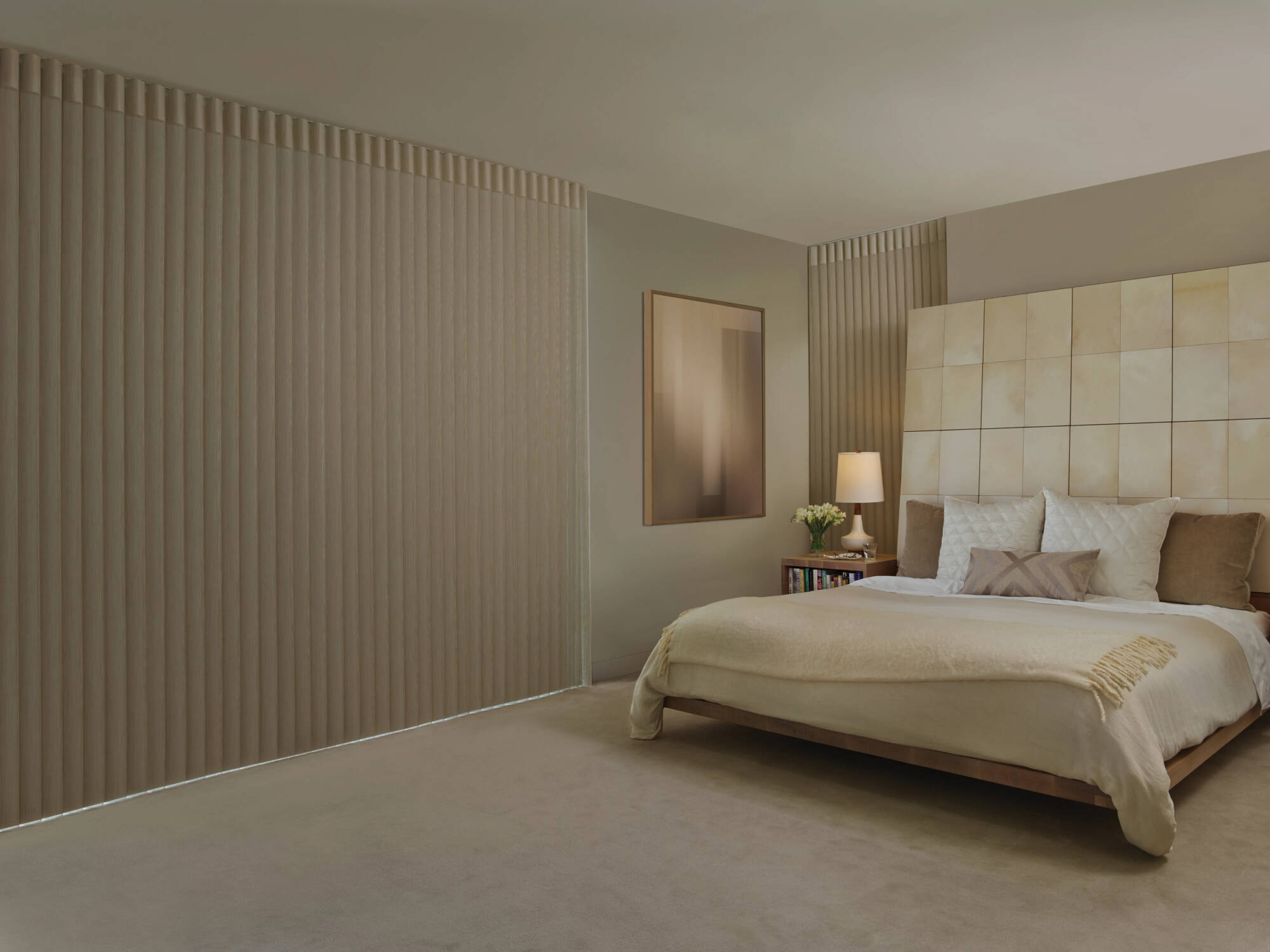 Silhouette shades with Duolite option bedroom