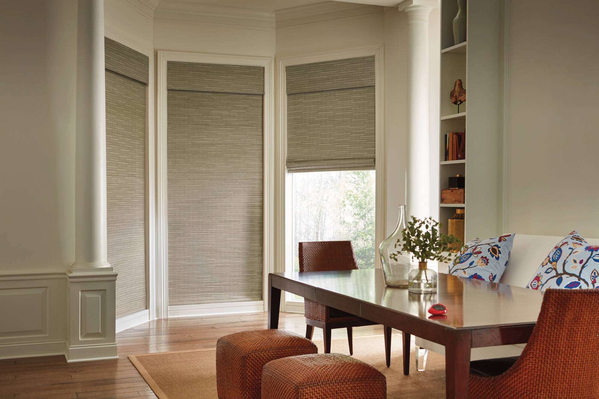 Insolroll Elements Decorative Roller Shades Zenith Blackout fabric