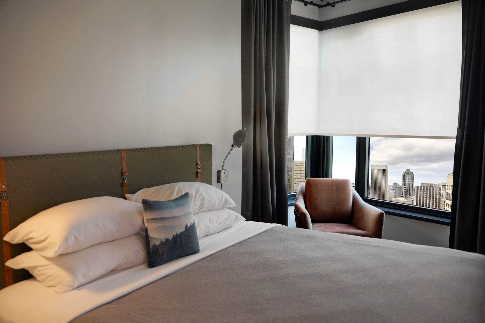 Hotel Room with Insolroll Translucent Shades