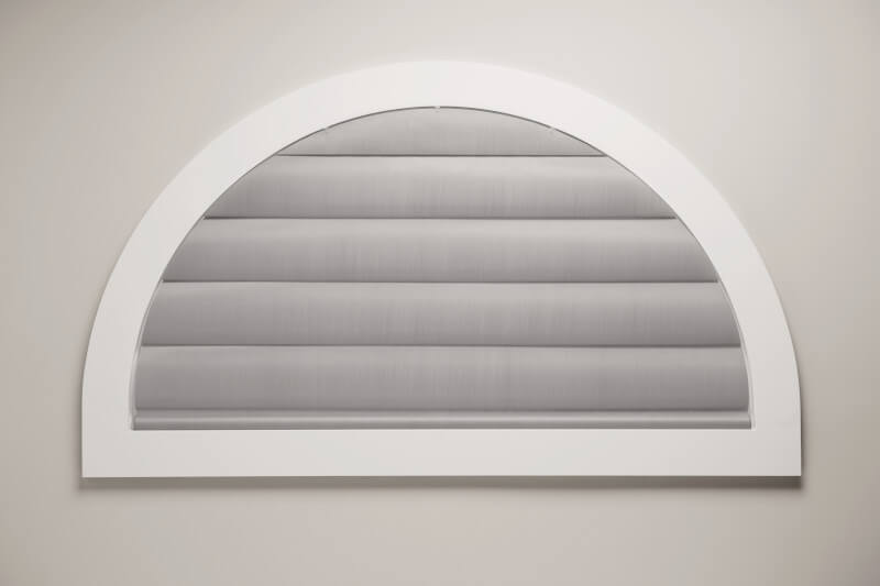 Pirouette arched specialty shape shade