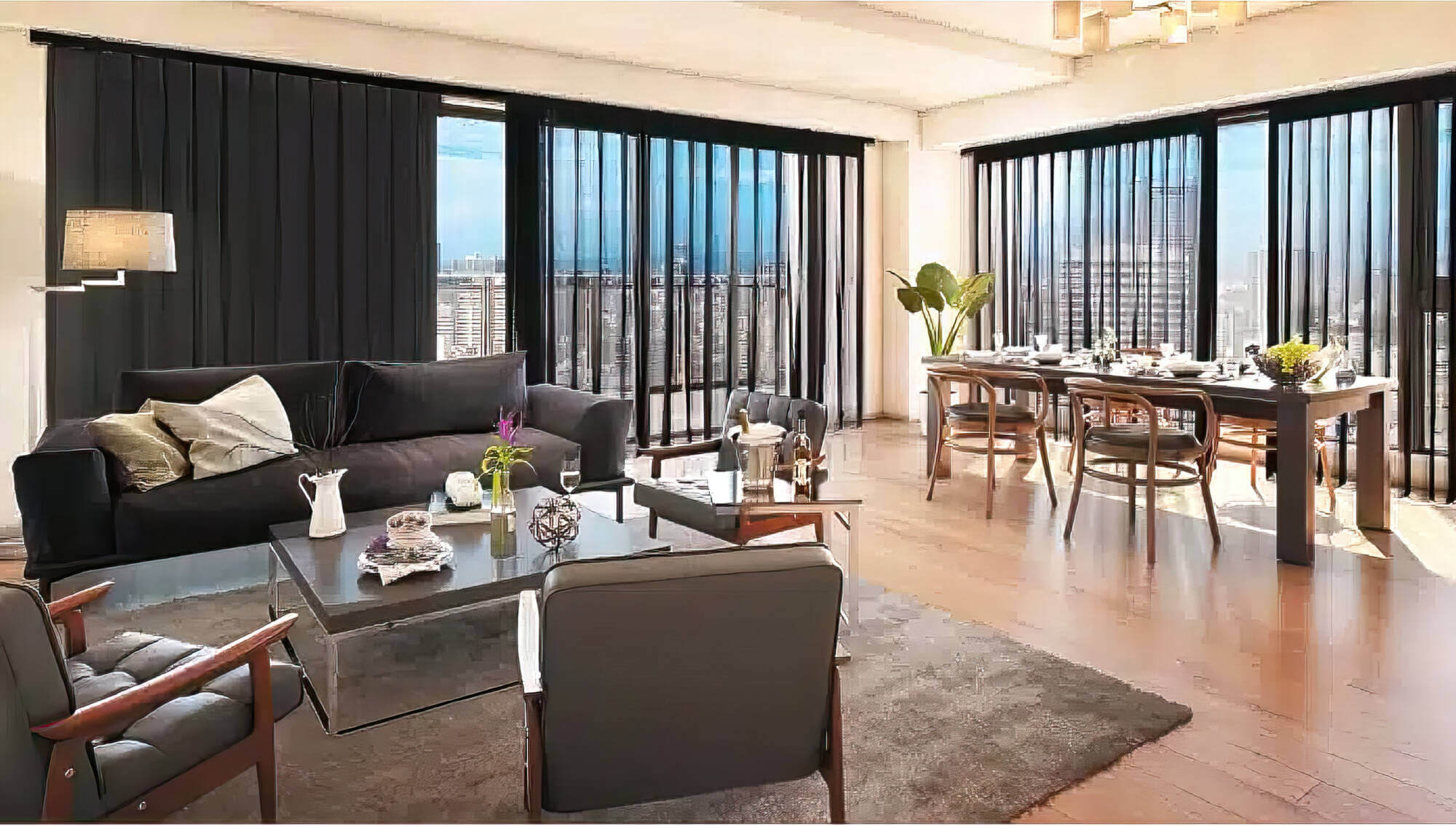 Norman SmartDrape™ vertical window shade