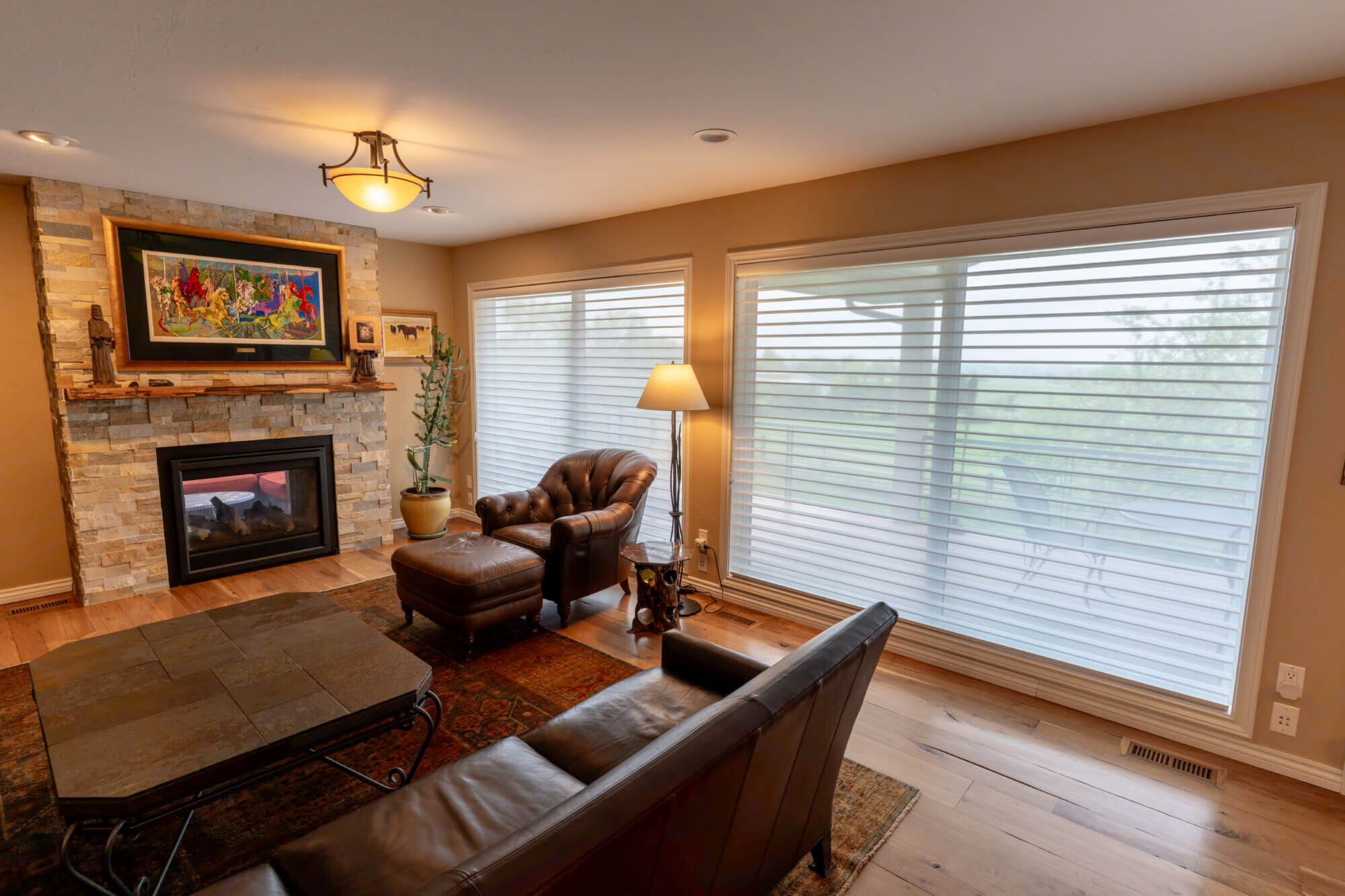 Oasis 2700 motorized small patio shade