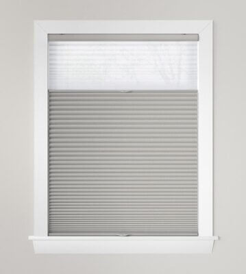 alta two fabric combination for honeycomb shades