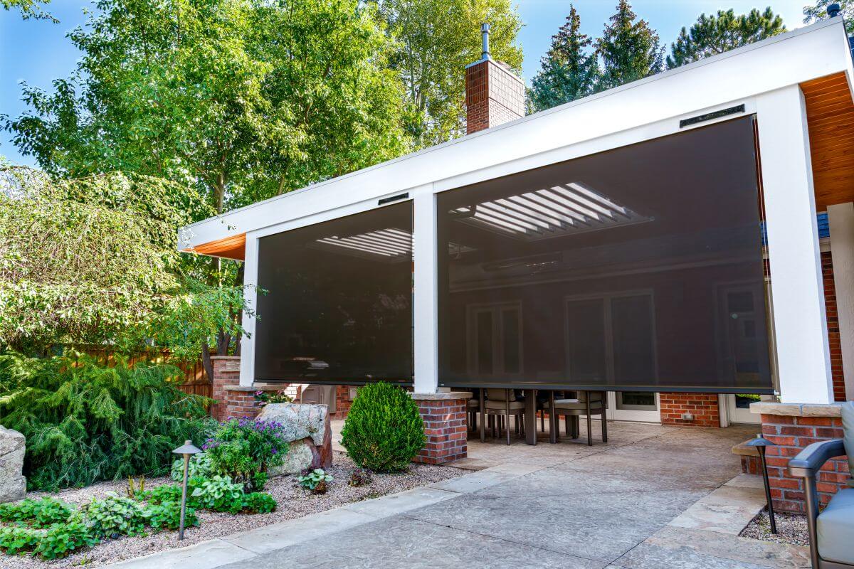 Hunter Douglas Designer Roller Shades - Modern Interior Design